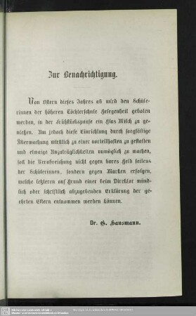 Zur Benachrichtigung