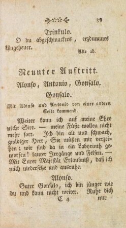 Neunter Auftritt