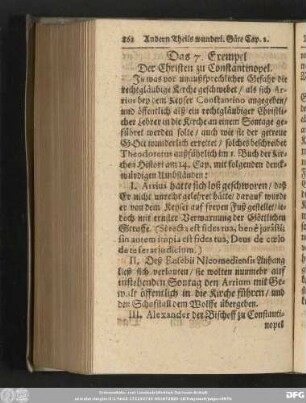 Das 7. Exempel Der Christen zu Constantinopel.