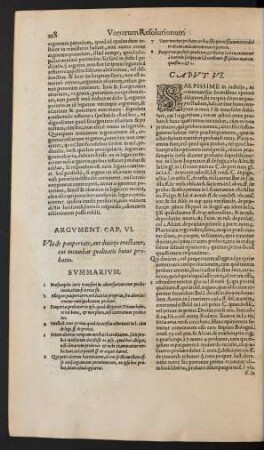 Argument. Cap. VI.