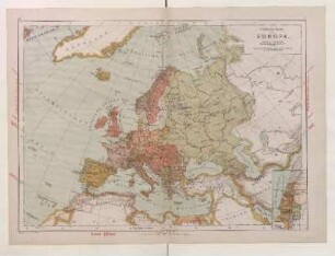 Politische Karte von Europa