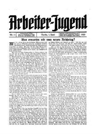 Was erwarten wir vom neuen Reichstag?