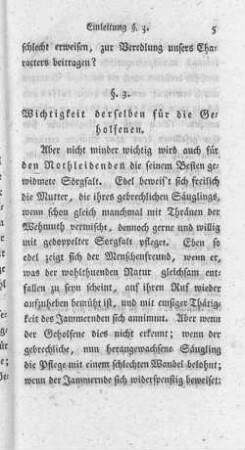 § 3. Wichtigkeit derselben für die Geholfenen.