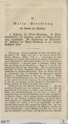 22. Maria = Verehrung im Kultus der Christen