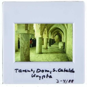 Tarent, Kathedrale von S. Cataldo : Krypta