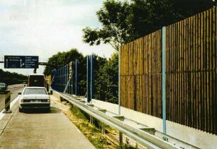 Lärmschutzwand Riegel, km 738 - 739, Gebaut 1995/96.