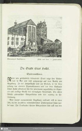 Die Stadt Elias Holls