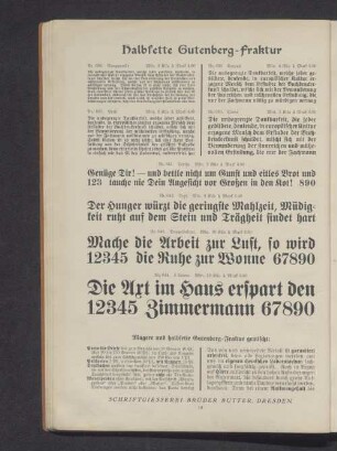 Halbfette Gutenberg-Fraktur