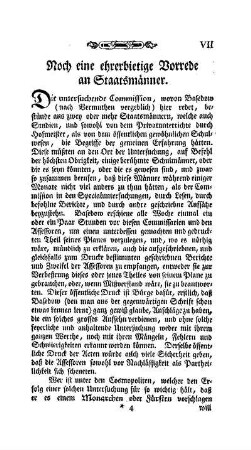 Noch eine ehrerbietige Vorrede an Staatsmänner