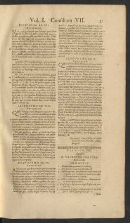Consilium VIII.