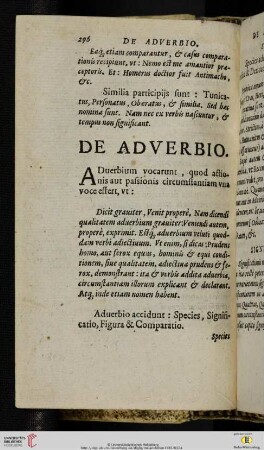 De adverbio