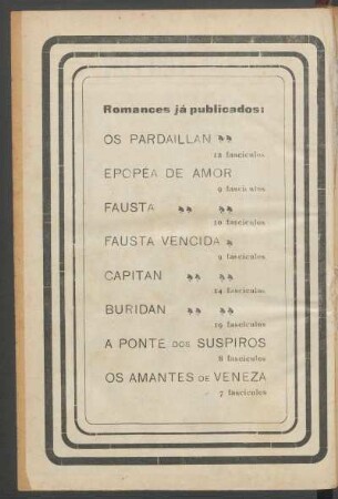Romances já publicados