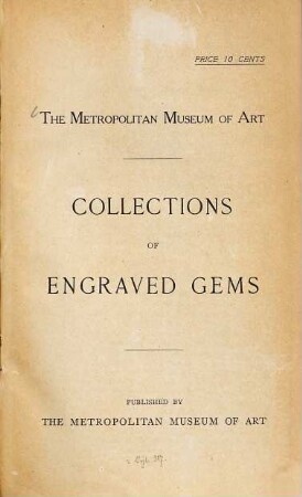 Collections of engraved gems