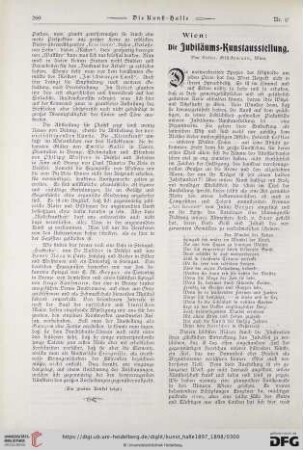 3: Wien: die Jubiläums-Kunstausstellung