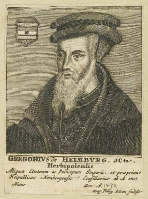 Bildnis des Gregorivs de Heimbvrg
