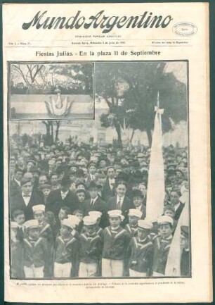 Fiiestas Julias. - En la plaza 11 de Septiembre [Fotografías]