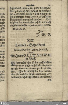 [XVIII. Schreiben, unvollst.]