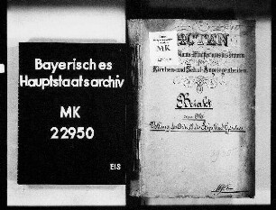 Volksschulwesen: Vollzug des Art. 14 des Schulbedarfsgesetzes. - Beiakt -