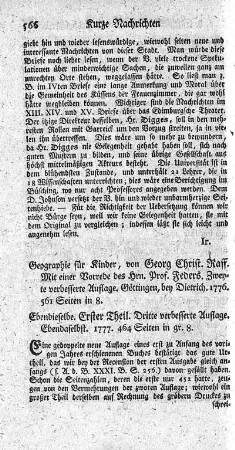 Geographie für Kinder. 2.verb.Aufl.