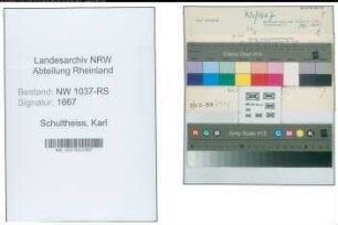 Entnazifizierung Karl Schultheiss , geb. 25.05.1896 (Techn.Inspektor)