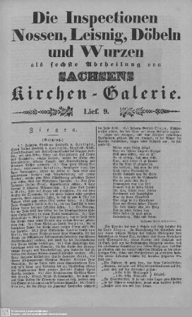 Ziegra, Lüptitz : 9. Lieferung