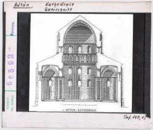 Autun: Kathedrale Saint-Lazare, Querschnitt