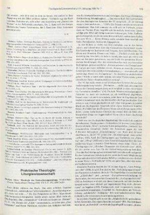 549-551 [Rezension] Herlyn, Okko, Theologie der Gottesdienstgestaltung