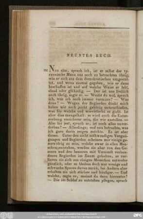 Neuntes Buch.