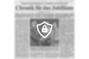 Chronik für das Jubiläum