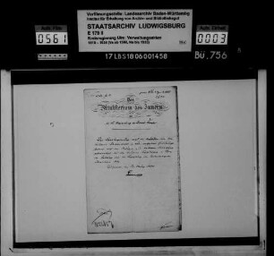 Einführungspatent für Kaufmann Brambach in Köln