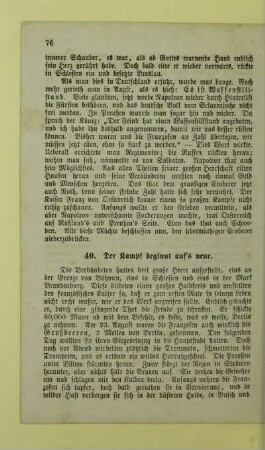40. Der Kampf beginnt auf's neue