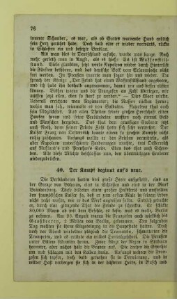 40. Der Kampf beginnt auf's neue