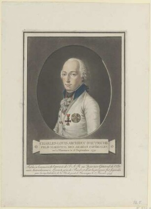 Bildnis des Charles-Louis d'Autriche