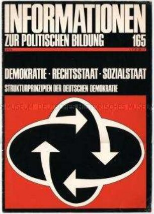 Heft aus der Reihe "Informationen zur politischen Bildung" über die Struktur der "deutschen Demokratie"