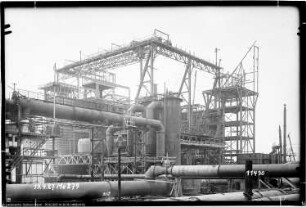 Bau Me 279 Winkler-Kraftgas-Fabrik von der der Förderanlage gesehen