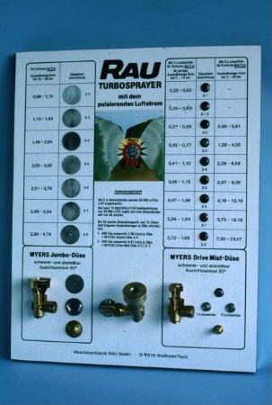 RAU-Turbosprayer mit dem pulsierenden Luftstrom