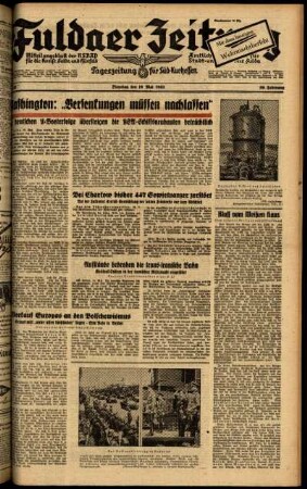 Ausgabe vom Dienstag, den 19. Mai 1942.