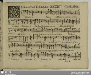XXXIIII. Alleluia cantate Domino canticum novum