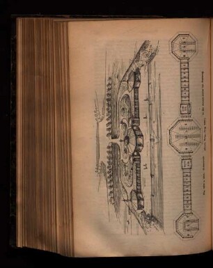 Fig. 1313-1314. Badeanstalt in der Aussen-Alster bei Hamburg.