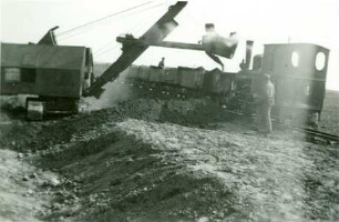Saaledurchstich Eiserfurt (Kalkbergrutsch bei Bernburg), Latdorf, 1933