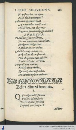Zelus divini honoris. III.
