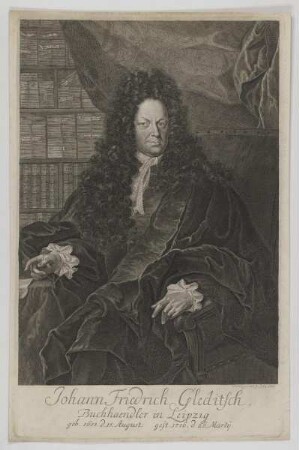 Bildnis des Johann Friedrich Gleditsch