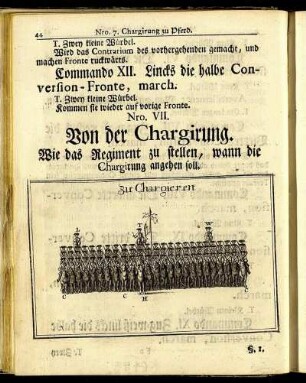 Nro. VII. Von der Chargirung.
