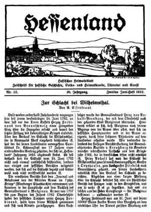 Nr. 12, Zweites Juni-Heft 1912