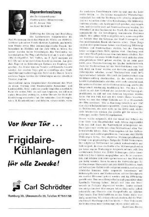 Abgeordnetensitzung