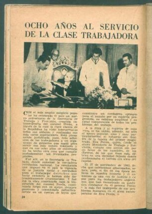 Ocho años al servicio de la clase trabajadora
