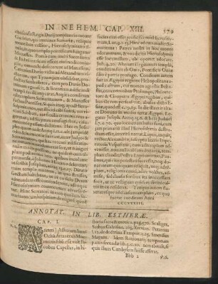 Annotat. In Lib. Estherae.