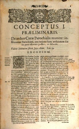 Spicilegium Concionatorium Hoc Est Conceptus Morales Pro Cathedra. 1, Pro Dominicis, Et Quibusdam Feriis Per Annum