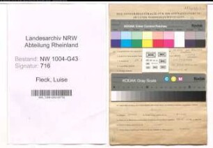 Entnazifizierung Luise Fleck , geb. 18.06.1920 ()