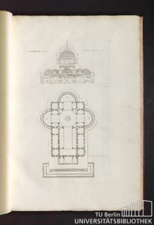 Pl. 5. Cathedrale de Mr Moite. 2eme grand prix remporté en 1781.